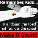 down the road