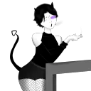 Elijah enjoying a cigarette