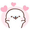 seal happy heart mamegoma D