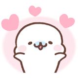 seal happy heart mamegoma D