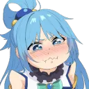 aqua cry sad