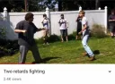2 retards fighting