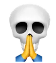 Praying skull | .gg/egirlz