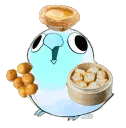 Blue birb foods