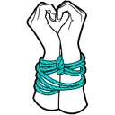 ShibariTiedRopeHeartHands