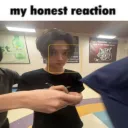 my honest reaction