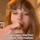 honest reaction