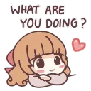 What are you doing ?