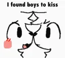 I found boys to kiss