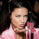 adriana blow kiss