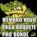Membro novo paga bqt pro bonde