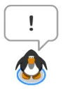 exclamation club penguin