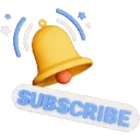 3D Subscribe with Bell