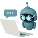 chatbot using laptop