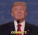Trump correct 