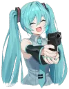 Miku with gun