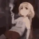 Smoking anime