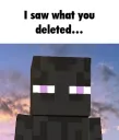 I saw what you deleted...