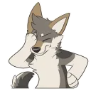 Furry Wolf facepalm