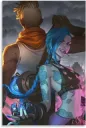 Jinx and Ekko armed
