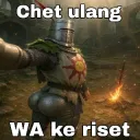 chet ulang wa ke riset