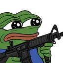 Pepe Shooting Gun