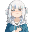 Gawr Gura Sad Crying
