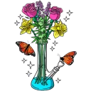 BB_BongButerflyBudVase