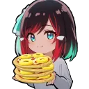 Chibi Waifume-chan Pizza