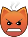 angry cat
