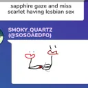 Scarlet and sapphire 