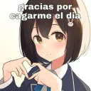 gracias por cagarme el día 