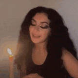 charli blow out candle