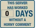 horny comment