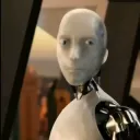 staring robot