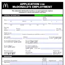Mac donalds application