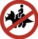 No Dinosaur Riding