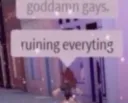 gays ruin everything