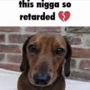 this nigga so retarded 