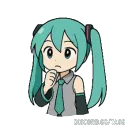 Miku Thinking