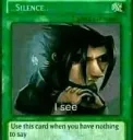 silence card