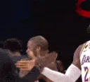LeBron handshake