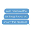 Ain't reading all that