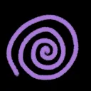 purple spiral 