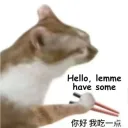 Hello, lemme have some