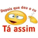 deu o cu