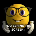 U behind the screen 