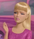 Barbie unamused