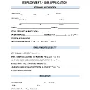 Job application 