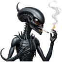 Alien Smoking